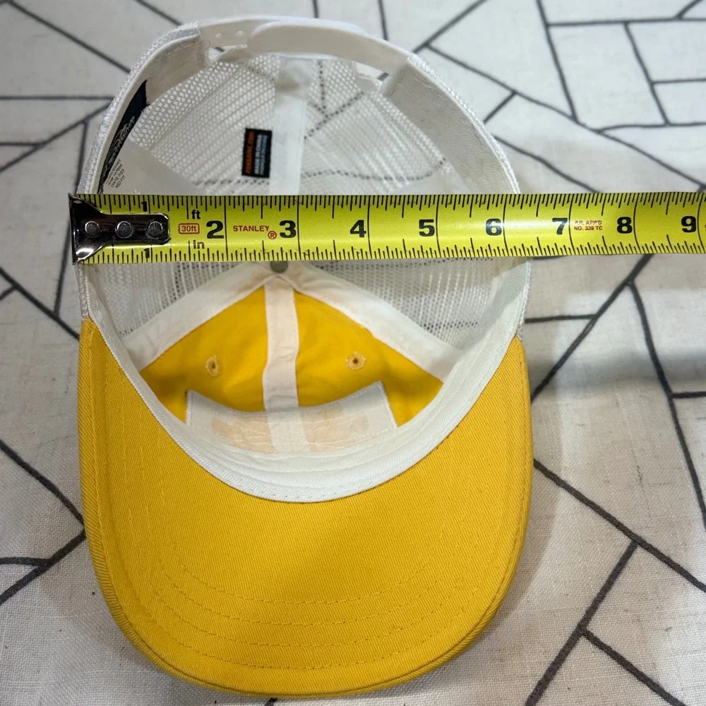 Cinnamon Rainbows Surf Company Trucker Hat Kids Yellow Mesh Snapback Patch Cap